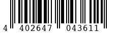 Гумка СанПерл комбінована арт6541/40 Кох-і-нор штрих-код 4402647043611