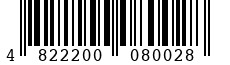 Свеча хозяйственная 18мм №У8002 ТОВ Зірка 1шт штрих-код 4822200080028